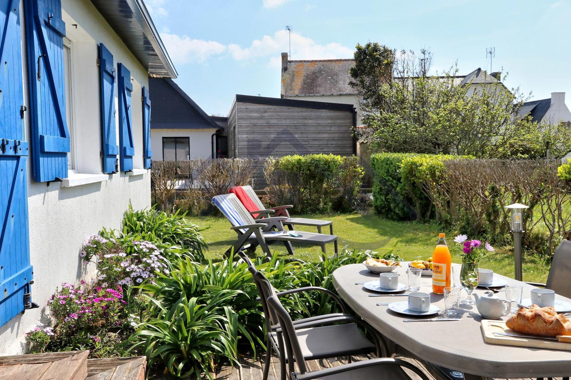 Localise - M3B - Souvenir Du Guil - Maison De Plain-Pied Avec Jardin Clos Au Guilvinec - Tout A Pied, Plages, Port, Centre, Commerces, Marche - Wif Inclus - Linge De Lit Inclus - Animaux Bienvenus Exterior foto